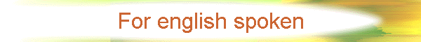 For english spoken